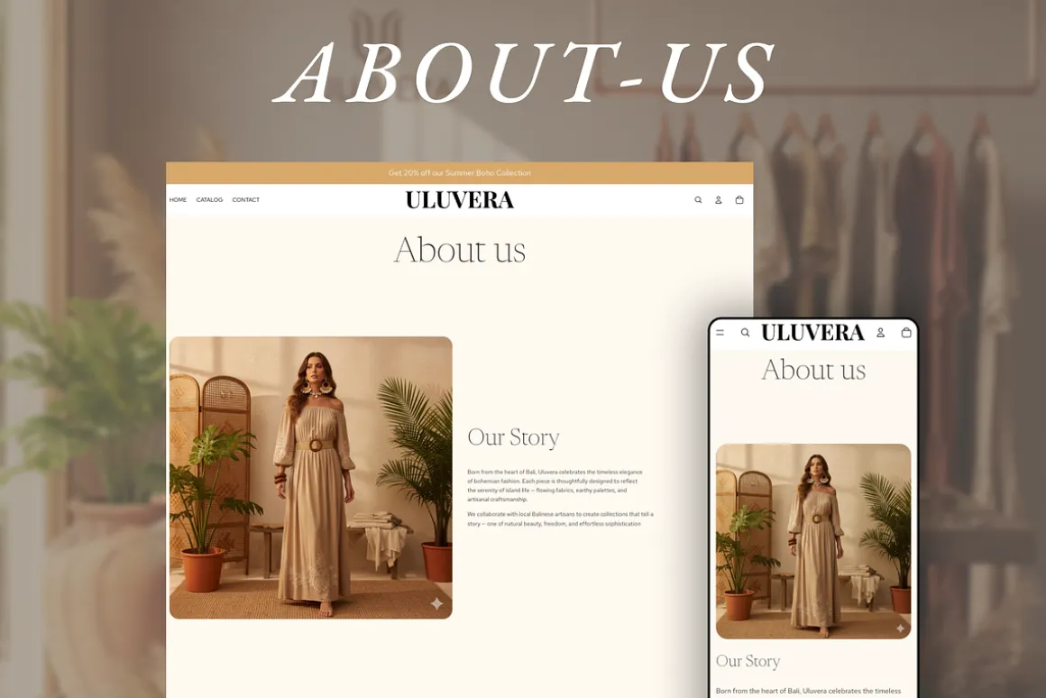 Bali Boho Tropical Shopify 2.0 Theme