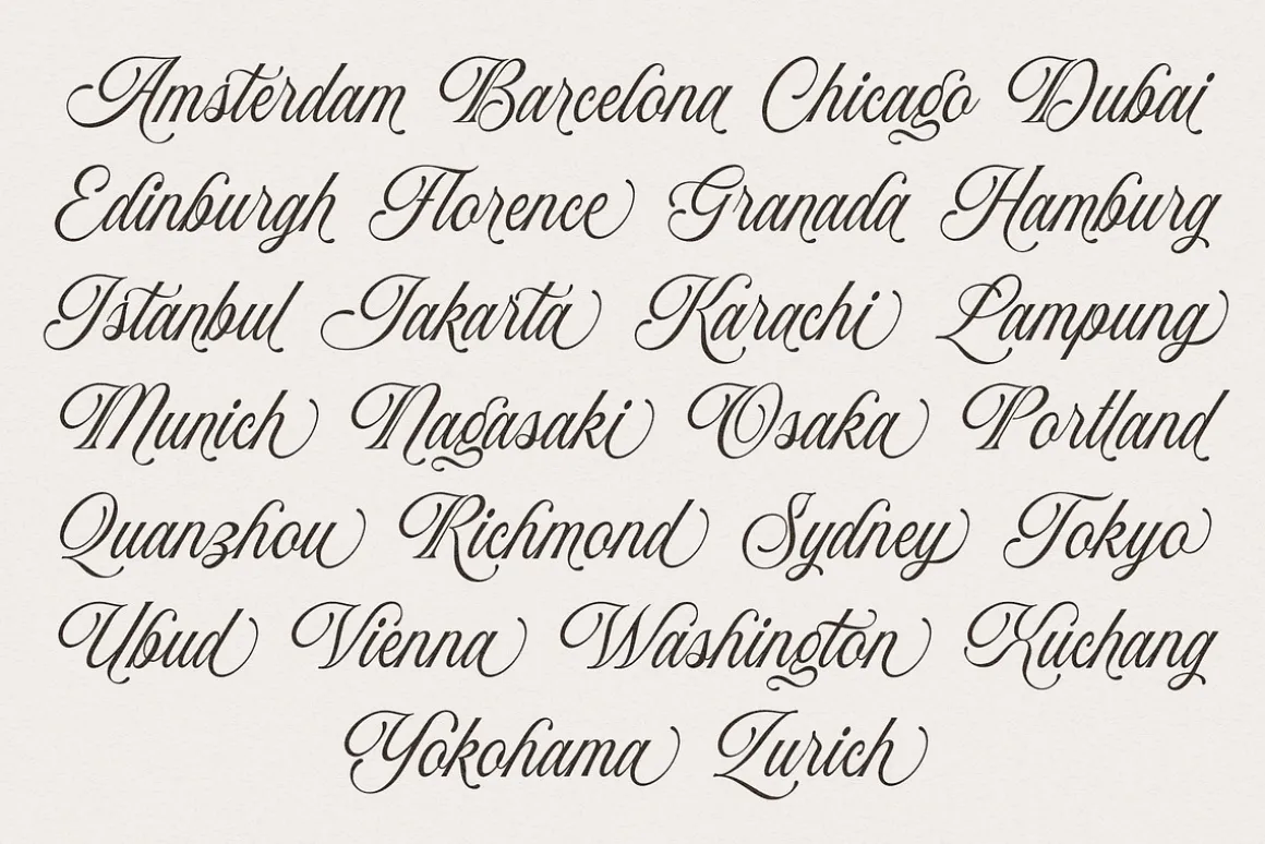 Baliglad – Stylish Calligraphy Font