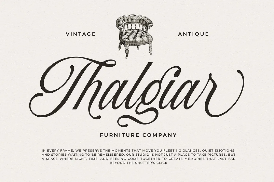 Baliglad – Stylish Calligraphy Font