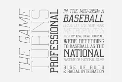 Ballege Typeface