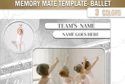 Ballet Memory Mate Template