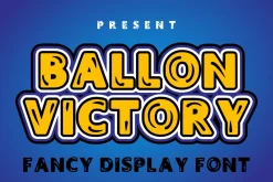 Ballon Victory - Fancy Display Font