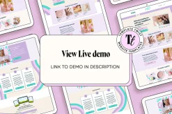 Balloon business website template