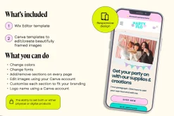 Balloon business website template