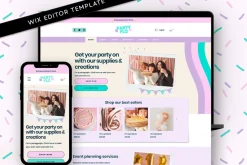 Balloon business website template