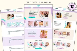 Balloon business website template