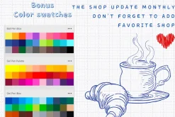 28 Ballpoint pen procreate brushes
