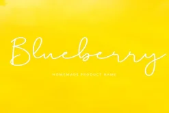 Bananas elegant script font