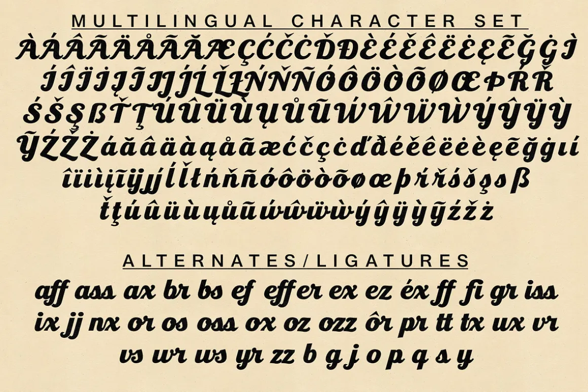 Bandbox | Athletic Script Typeface