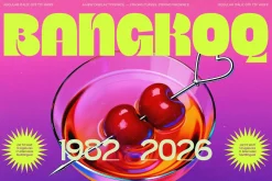 Bangkoq Bold Modern Display Font