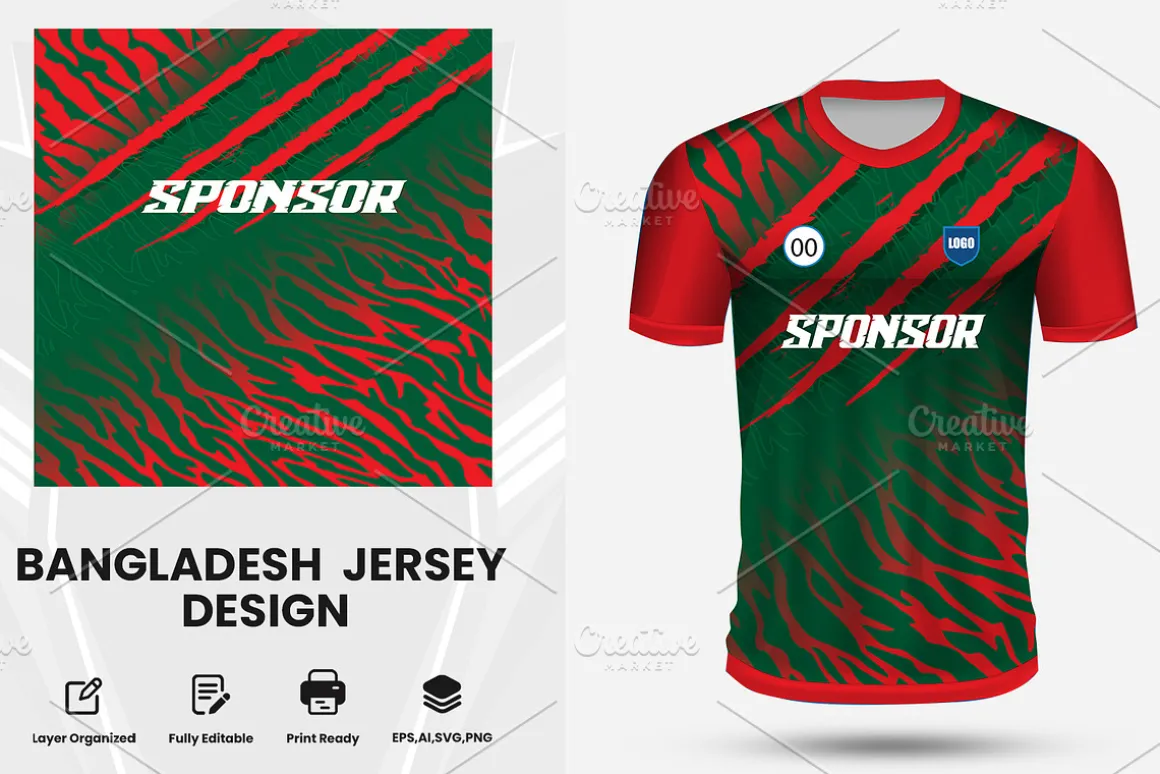 Bangladesh Cricket Jersey Design