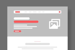 Banking and Finance Wireframe Layout