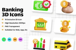 Banking 3D Icons