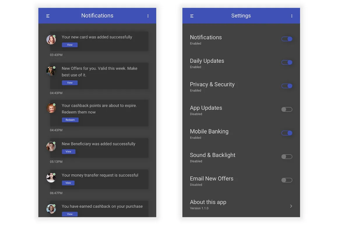 Banking & Finance UI Kit (Sketch)
