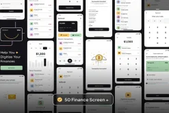 Banksad - Finance Mobile App UI Kit