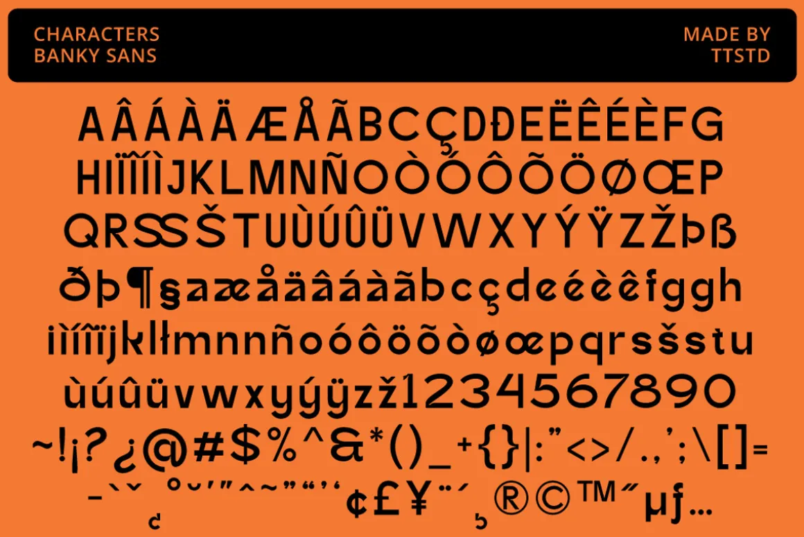 Banky - Modern Humanist Sans