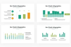 Bar Charts Infographics - PowerPoint