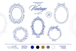 +420 Barbara Vintage Line Art Set