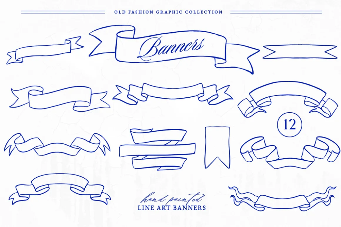 +420 Barbara Vintage Line Art Set