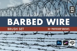 Barbed Wire Brush Set