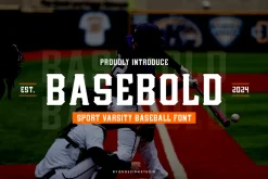 Basebold Sport Varsity Baseball Font