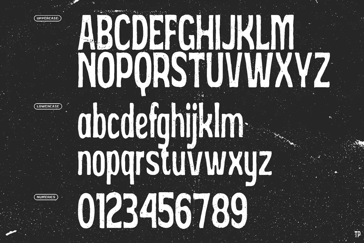 Basehand - Rough Condensed Font