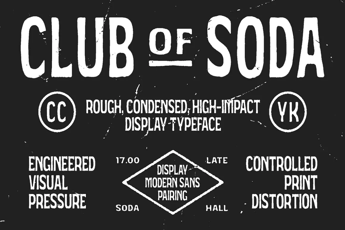 Basehand - Rough Condensed Font