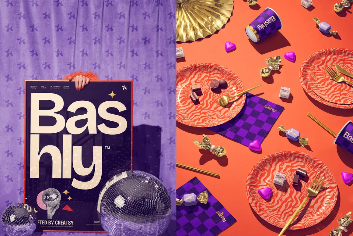 Bashly Party-themed Mockups Bundle