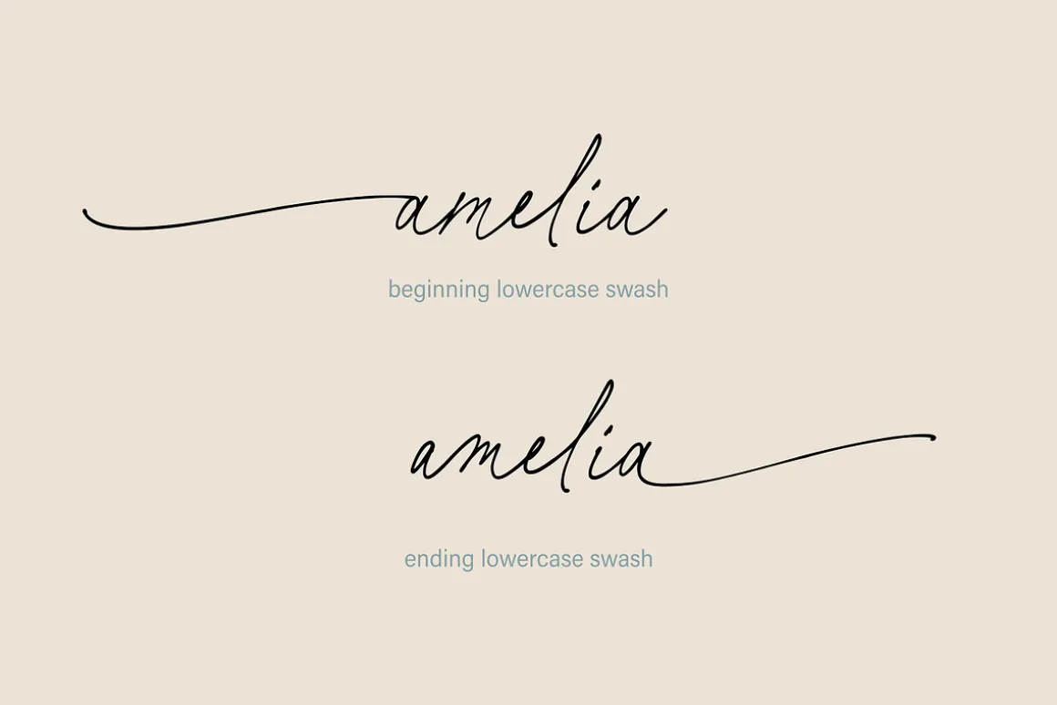 Basil Lime Margarita Script Font