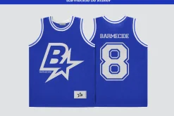 Basketball mesh jerseys mockup