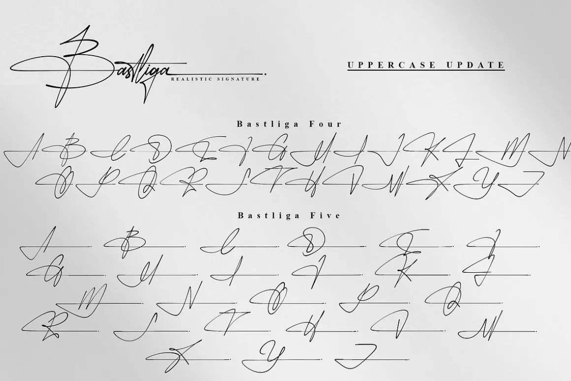 Bastliga 5 Realistic Signature Vol.1