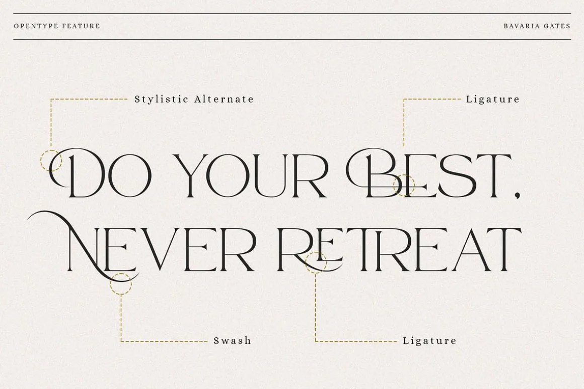 Bavaria Gates Font Family (Updated)
