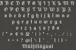 Bavides – Blackletter Font