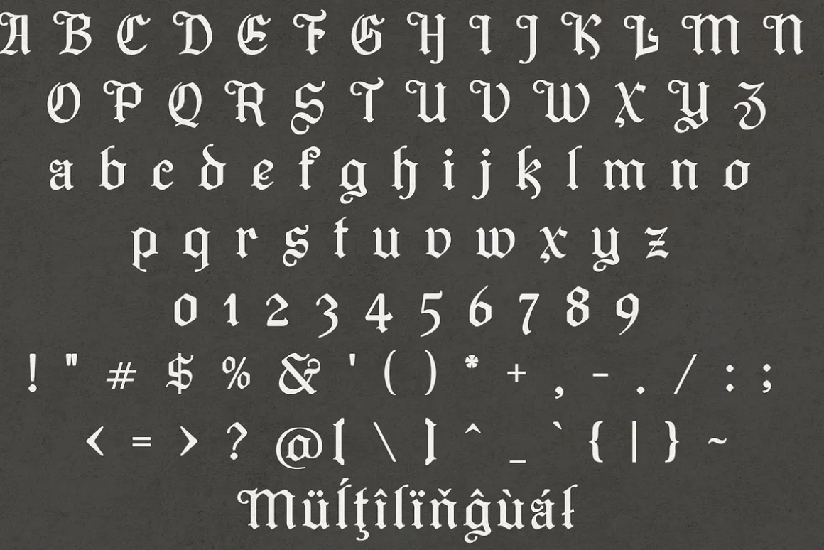 Bavides – Blackletter Font