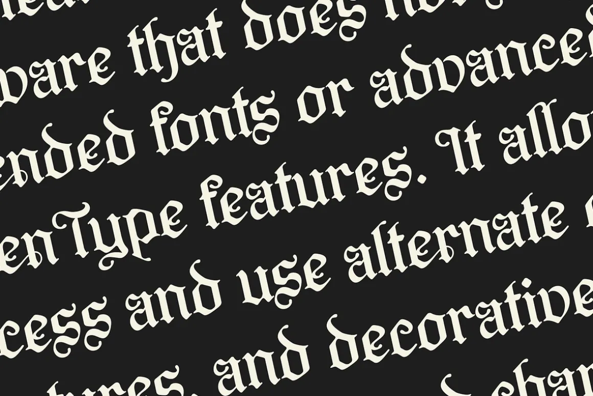Bavides – Blackletter Font