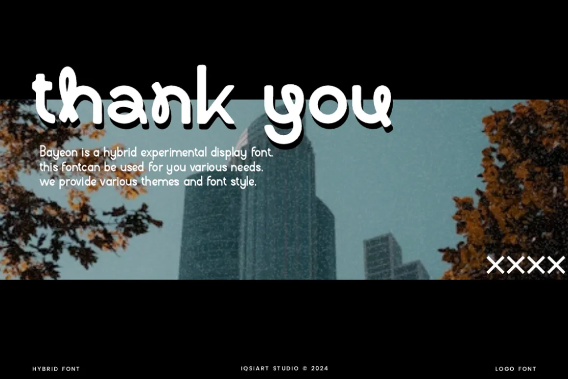 Bayeon - Hybrid Display Font