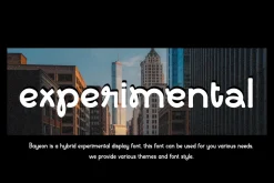 Bayeon - Hybrid Display Font