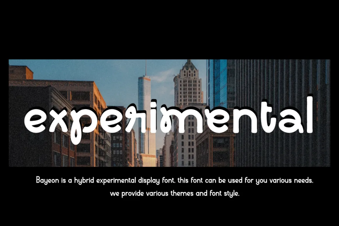Bayeon - Hybrid Display Font