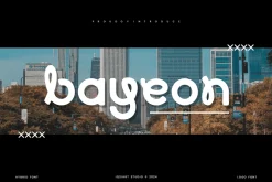 Bayeon - Hybrid Display Font