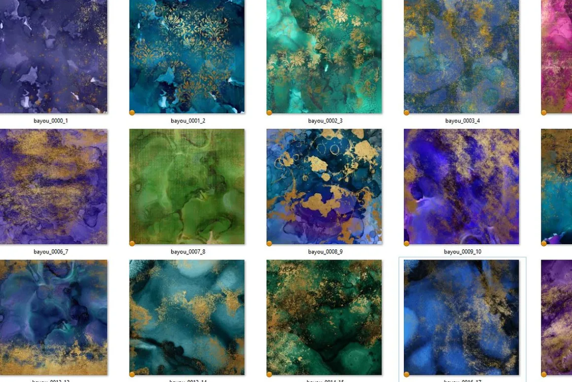 Bayou Gold Grunge Textures