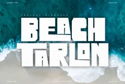 Beach Tarlon - Bold Font