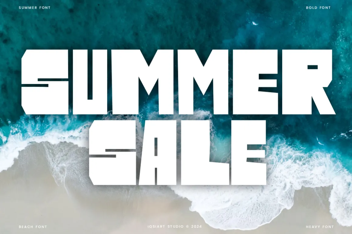 Beach Tarlon - Bold Font