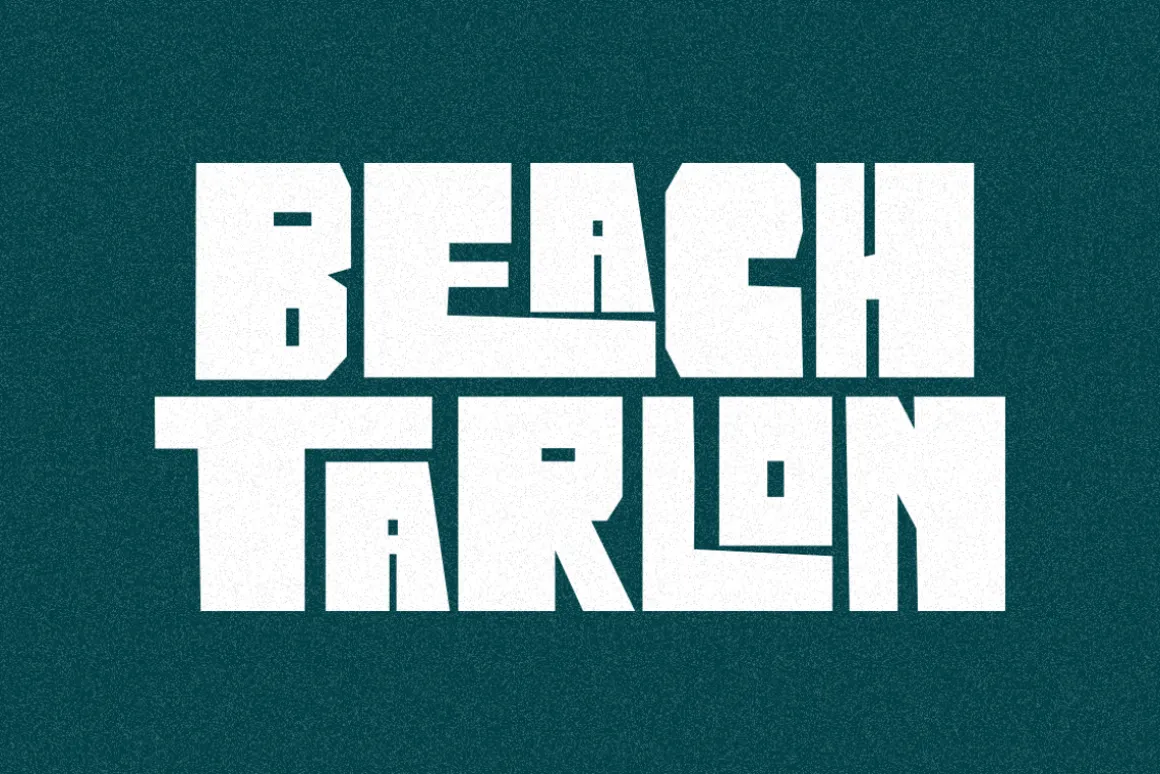 Beach Tarlon - Bold Font