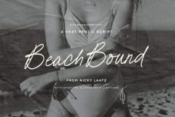 Beach Bound - A Fresh Pencil Script