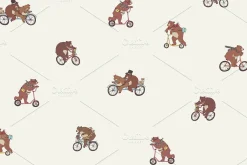Bears on Bikes