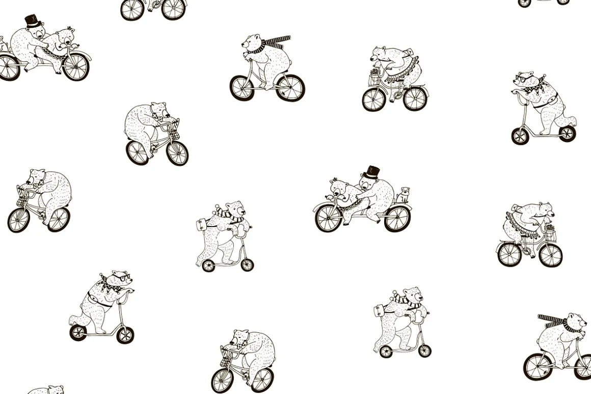 Bears on Bikes