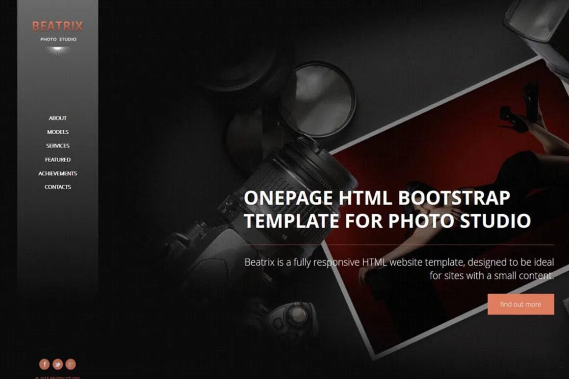 Beatrix - OnePage HTML Theme