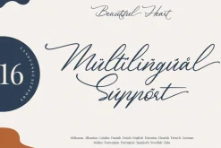 Beautiful Heart Font