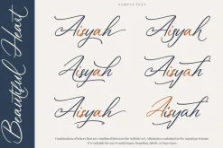 Beautiful Heart Font