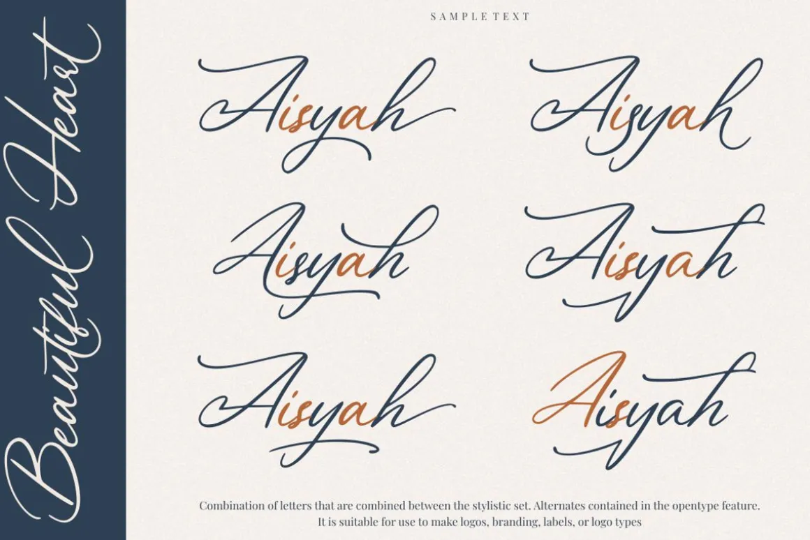 Beautiful Heart Font